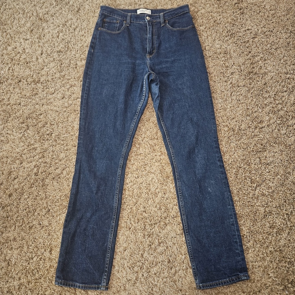 Abercrombie & Fitch Jeans Women The Slim Straight Ultra High Rise Size 29 Long